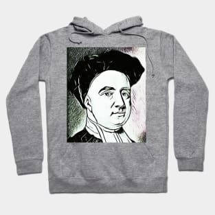 George Berkeley Black And White Portrait | George Berkeley Artwork 3 Hoodie